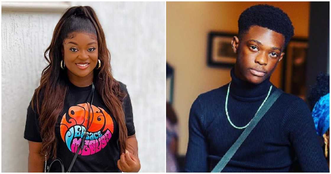 Jackie Appiah and son Damien Jackie Appiah and son Damien