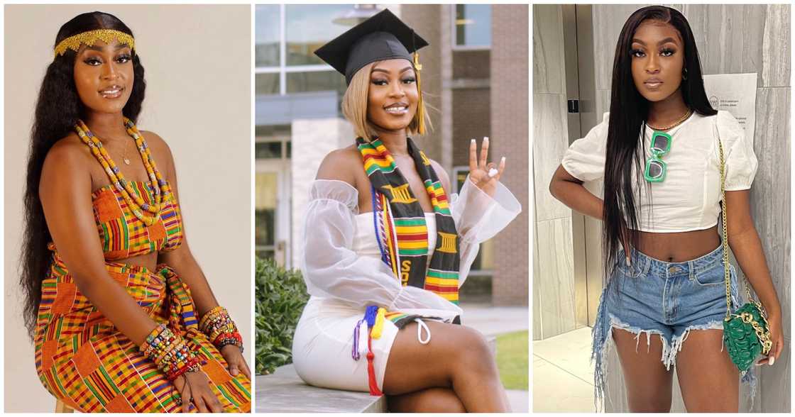 Beautiful Ghanaian lady graduates with honours with a GPA of 3.9