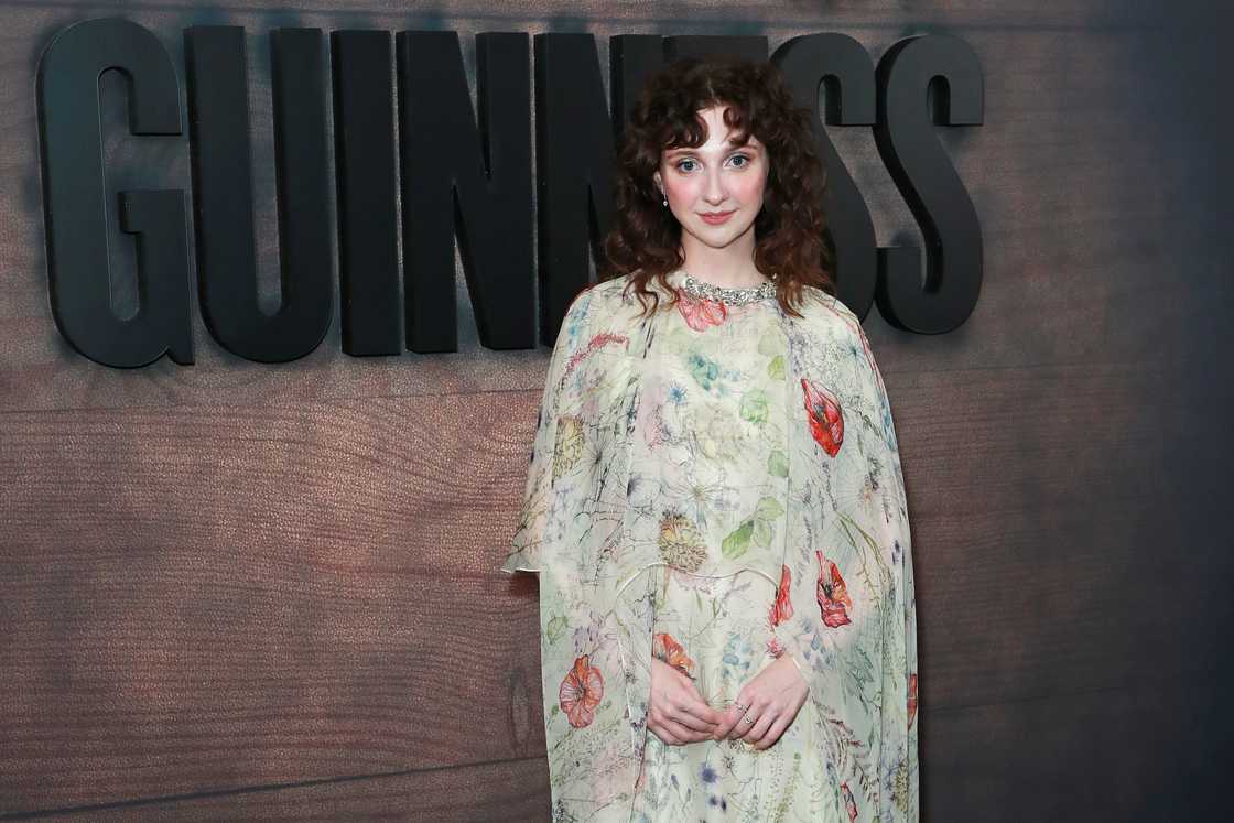 Emily Fairn, who portrayed Anne Lee Guinness attends the "House Of Guinness" London Premiere Emily Fairn, who portrayed Anne Lee Guinness attends the "House Of Guinness" London Premiere