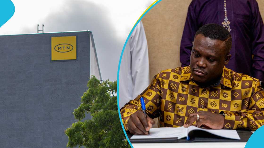 The Minister for Communication, Sam George, data prices, Internet costs, MTN The Minister for Communication, Sam George, data prices, Internet costs, MTN