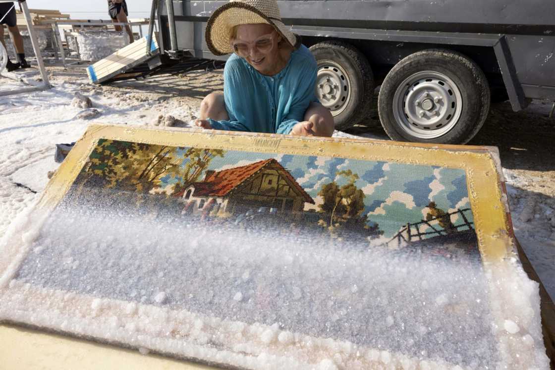 Landau's Dead Sea fascination began with video art decades ago Landau's Dead Sea fascination began with video art decades ago