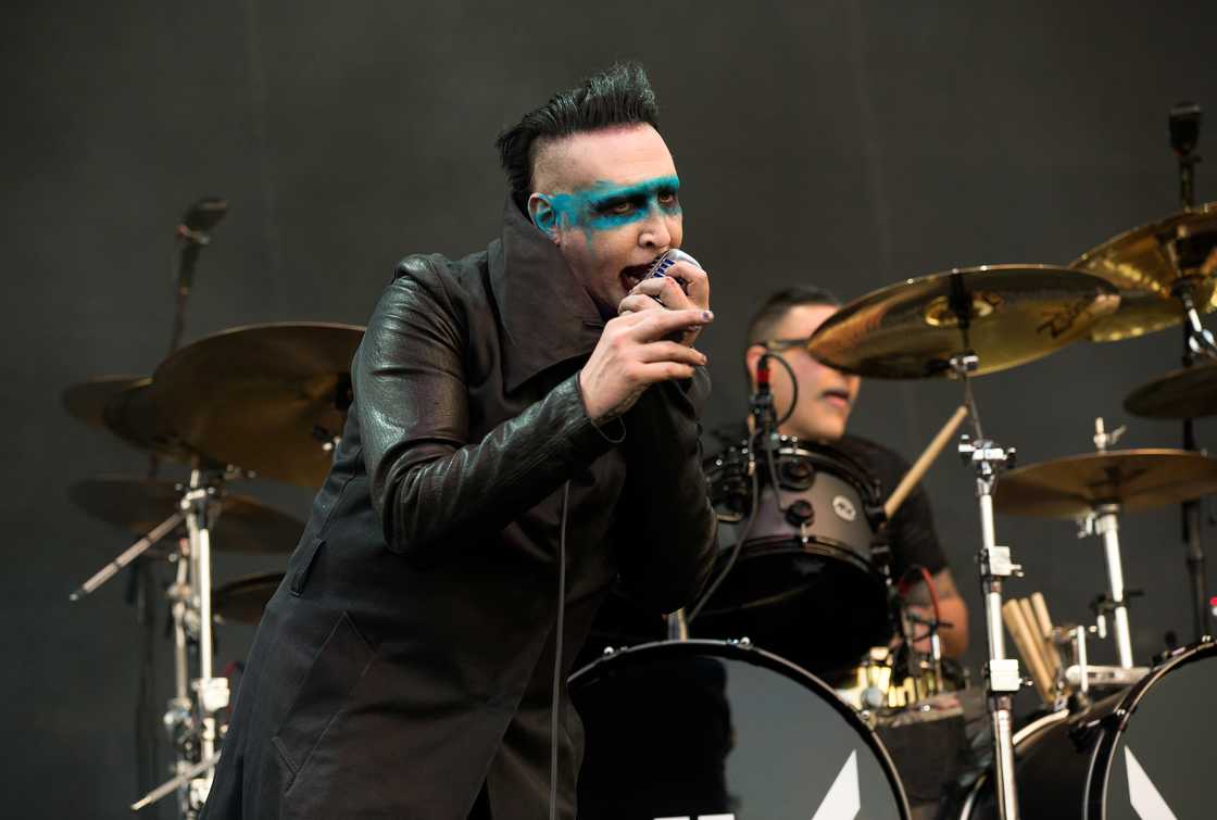 Marilyn Manson performs at MAPFRE Stadium Marilyn Manson performs at MAPFRE Stadium