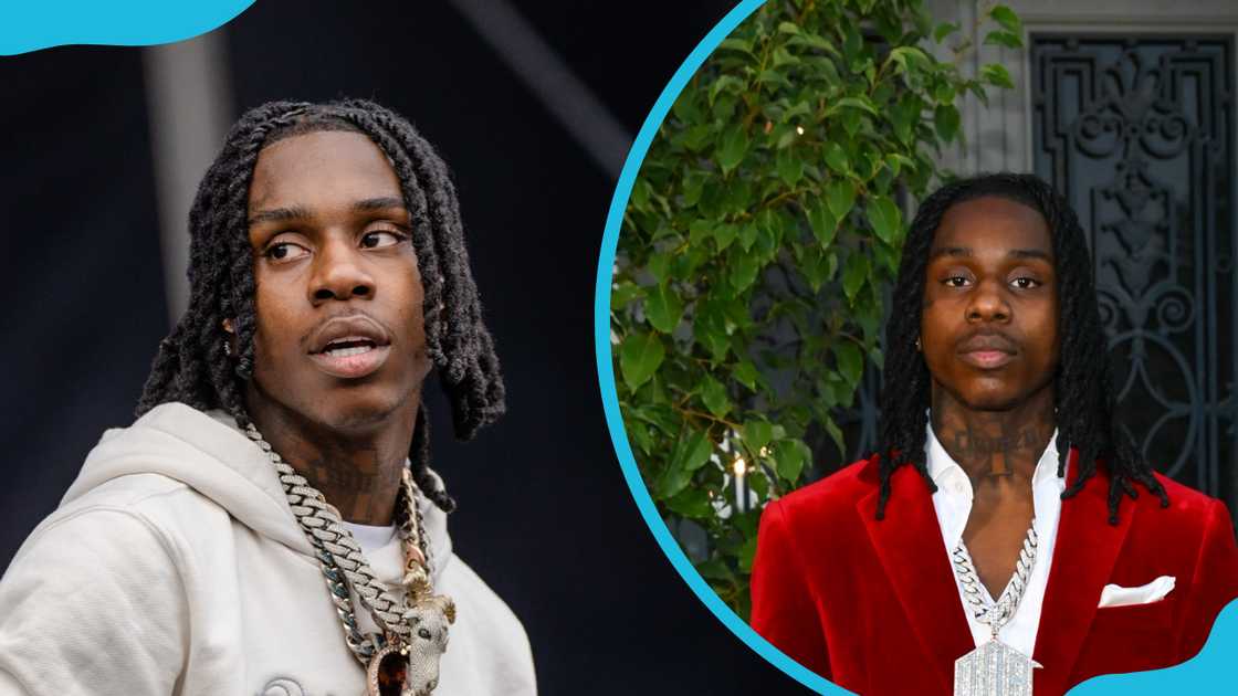 Polo G is at the 30th Anniversary of Lollapalooza in Chicago, Illinois (L). He is at The Huntington Museum and Gardens in San Marino, California (R) Polo G is at the 30th Anniversary of Lollapalooza in Chicago, Illinois (L). He is at The Huntington Museum and Gardens in San Marino, California (R)