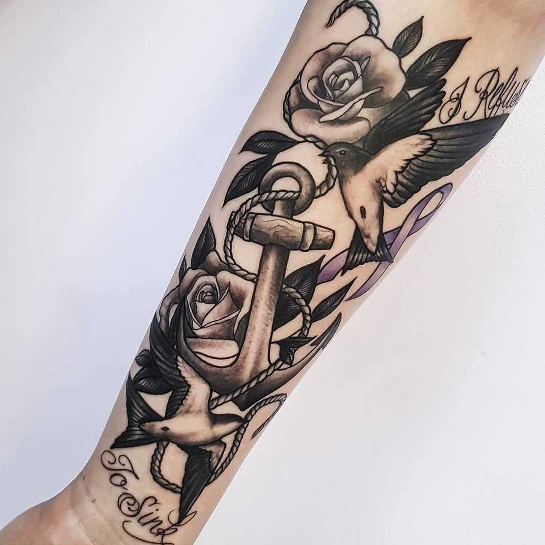 Forearm tattoos for men