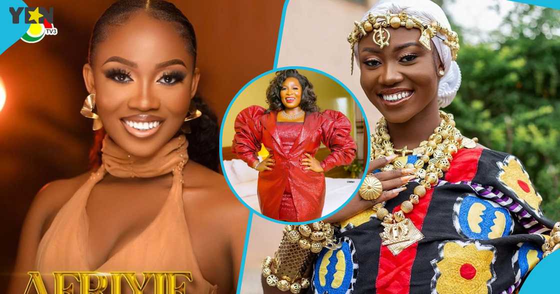 Ghanaian actress Gloria Sarfo and GMB's Afriyie Ghanaian actress Gloria Sarfo and GMB's Afriyie