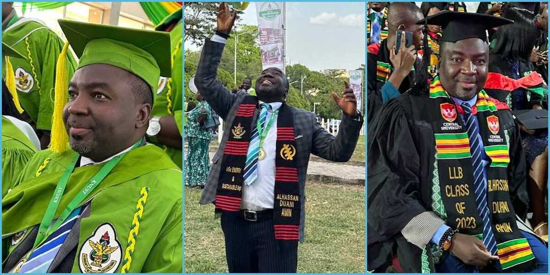 Ghanaian Man Conquers Academic Heights With Back-To-Back Master's And Law Degrees Ghanaian Man Conquers Academic Heights With Back-To-Back Master's And Law Degrees
