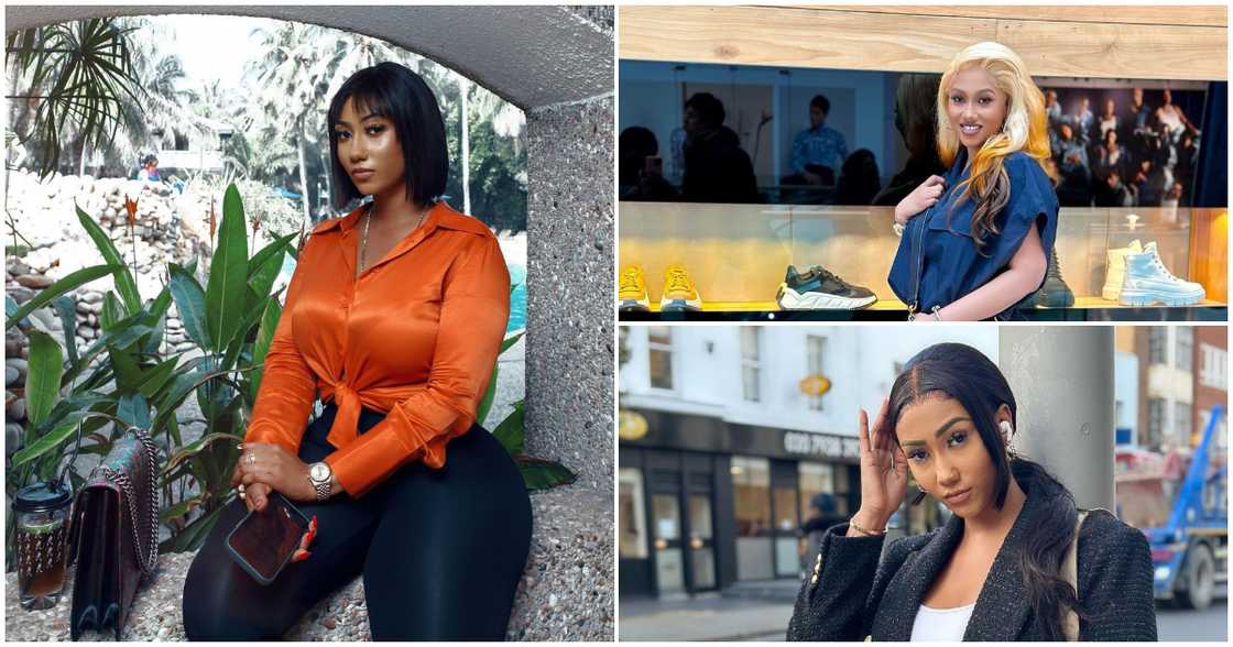 Celebrity Styles: Hajia4Reall Flaunts Lavish Lifestyle Online As She Posts Christian Dior Bag And Boots