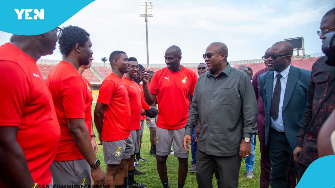 John Mahama received by Otto Addo. John Mahama received by Otto Addo.