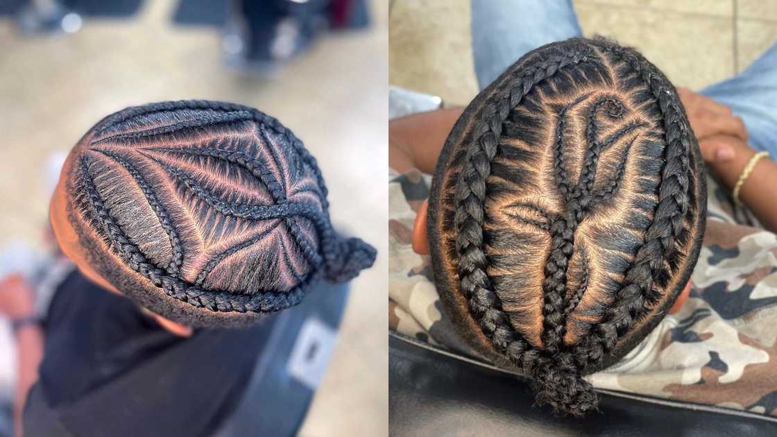 Stylish feed in cornrows Stylish feed in cornrows