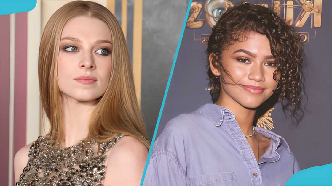 Hunter Schafer and Zendaya Hunter Schafer and Zendaya