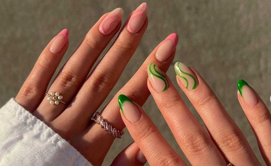 Green accents Green accents