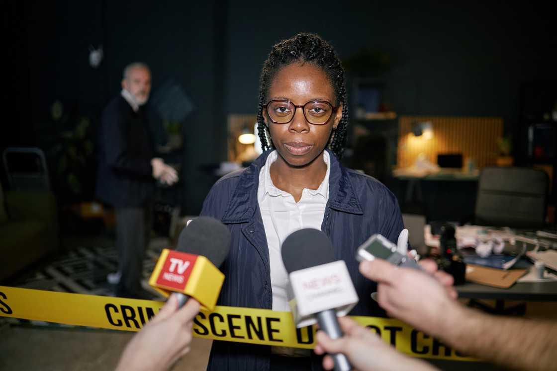 Police press briefing; officers releasing verified footage to media. Police press briefing; officers releasing verified footage to media.