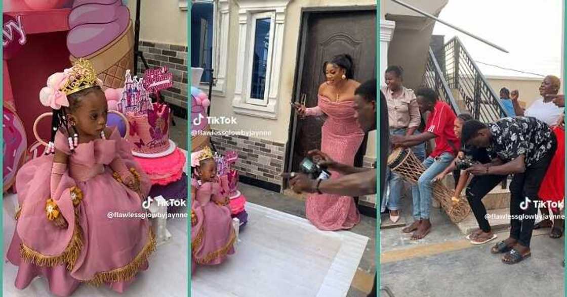 Little girl refuses to smile during photoshoot, photography crew try to cheer her up Little girl refuses to smile during photoshoot, photography crew try to cheer her up