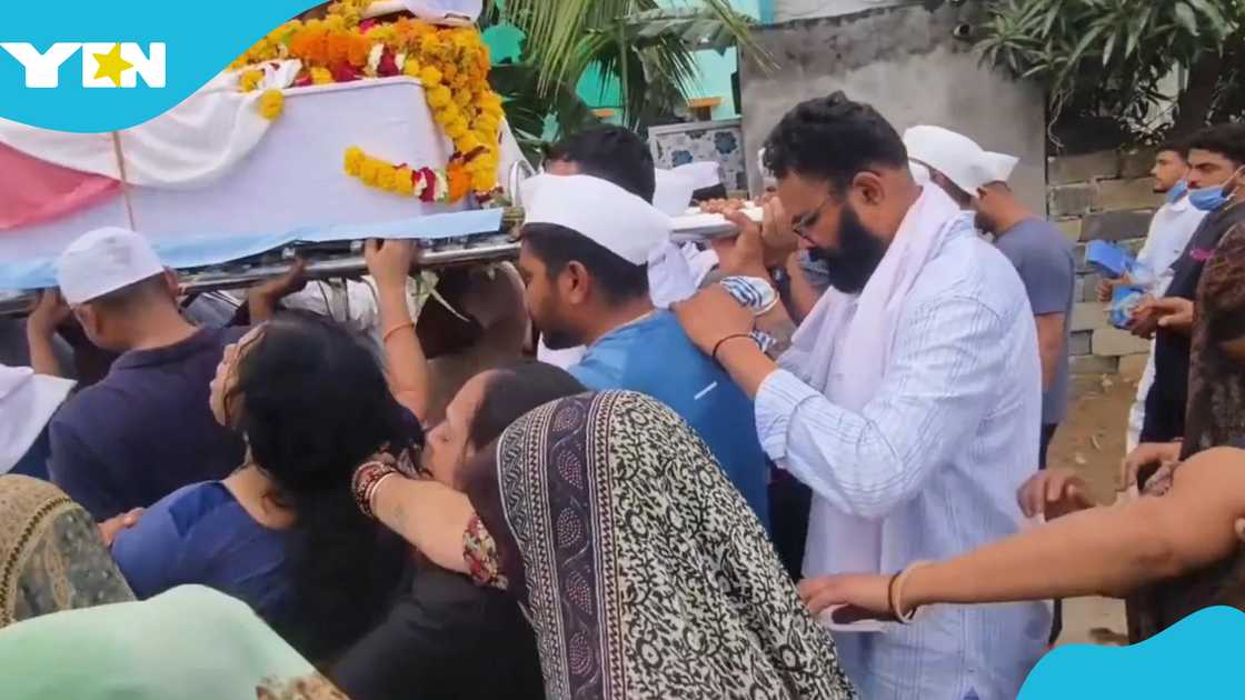 Air India Disaster: Lone Survivor Carries Coffin Of Brother Killed in Crash Air India Disaster: Lone Survivor Carries Coffin Of Brother Killed in Crash