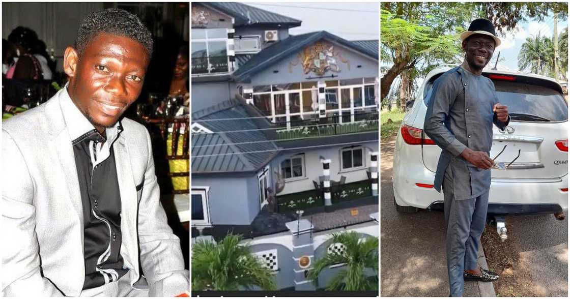 Agya Koo and his mansion Agya Koo and his mansion