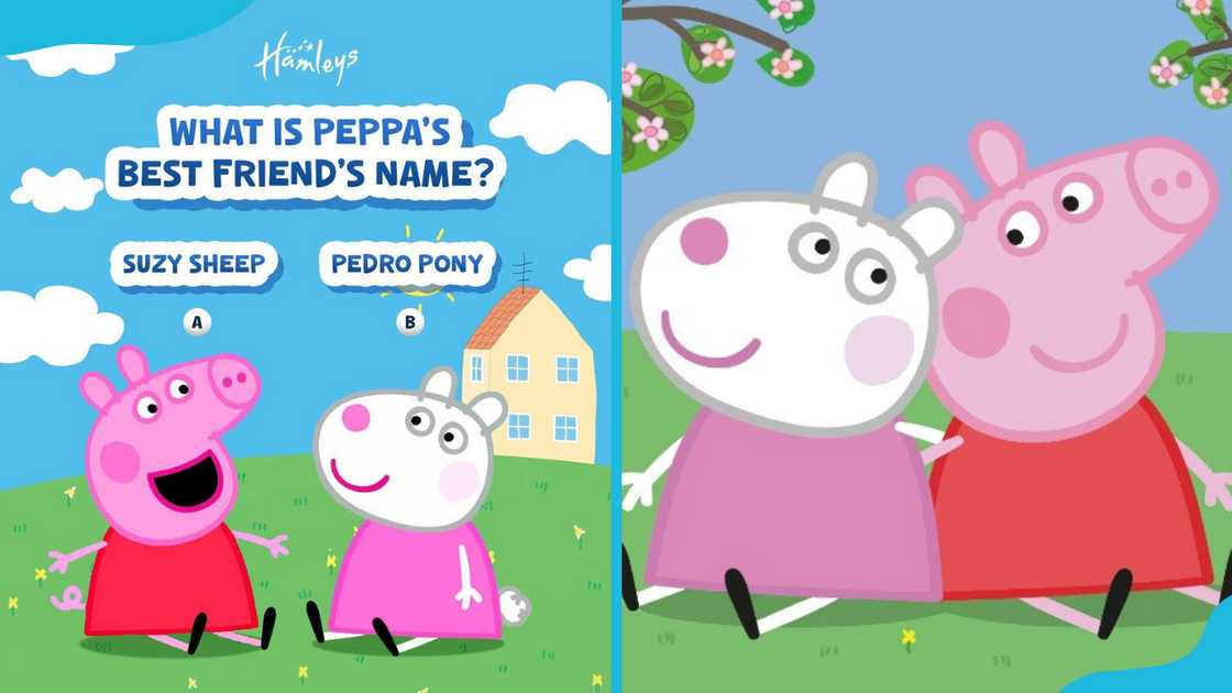 Suzy Sheep and Peppa Pig