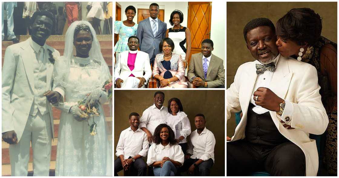 Archbishop Agyinasare took to social media in a brief but lovely message to his wife on their 37th marriage anniversary Archbishop Agyinasare took to social media in a brief but lovely message to his wife on their 37th marriage anniversary