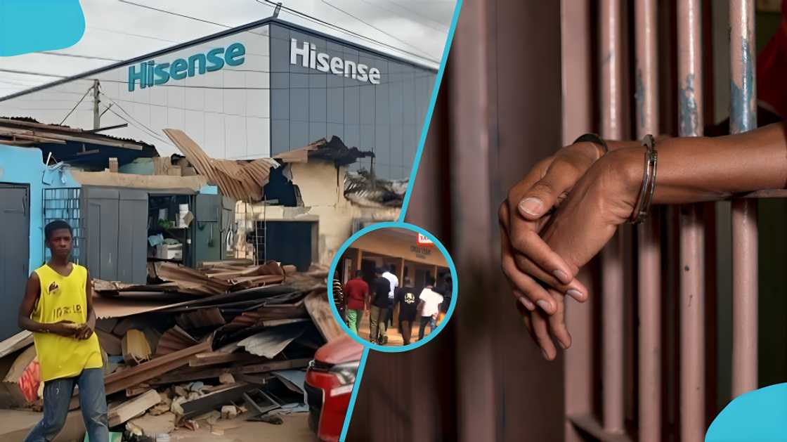 Ashaiman Court Remands Suspects Who Looted Hisense Showroom Over Traffic Light Demolitions