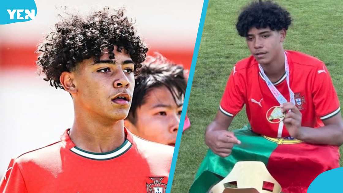 Portugal senior national team hails Cristiano Ronaldo Jr. after his debut national team goals for Portugal U15 on May 18, 2025 Portugal senior national team hails Cristiano Ronaldo Jr. after his debut national team goals for Portugal U15 on May 18, 2025