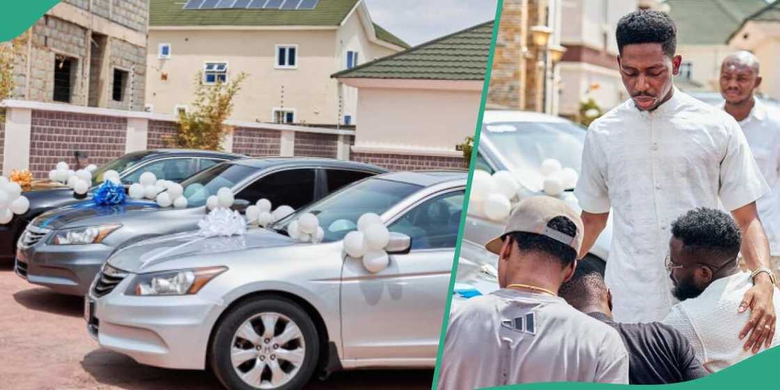 Gospel artist Moses Bliss surprises mentees with new cars Gospel artist Moses Bliss surprises mentees with new cars