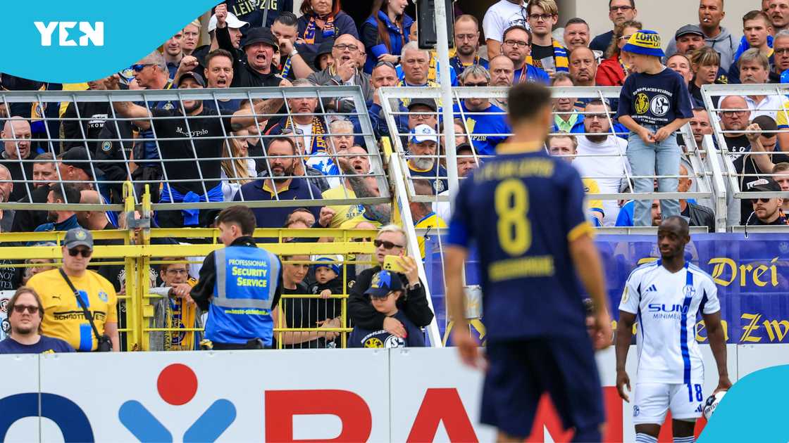 DFB Pokal, Christopher Antwi-Adjei, Schalke 04, German Cup, Antoine Semenyo, Lokomotive Leipzig DFB Pokal, Christopher Antwi-Adjei, Schalke 04, German Cup, Antoine Semenyo, Lokomotive Leipzig