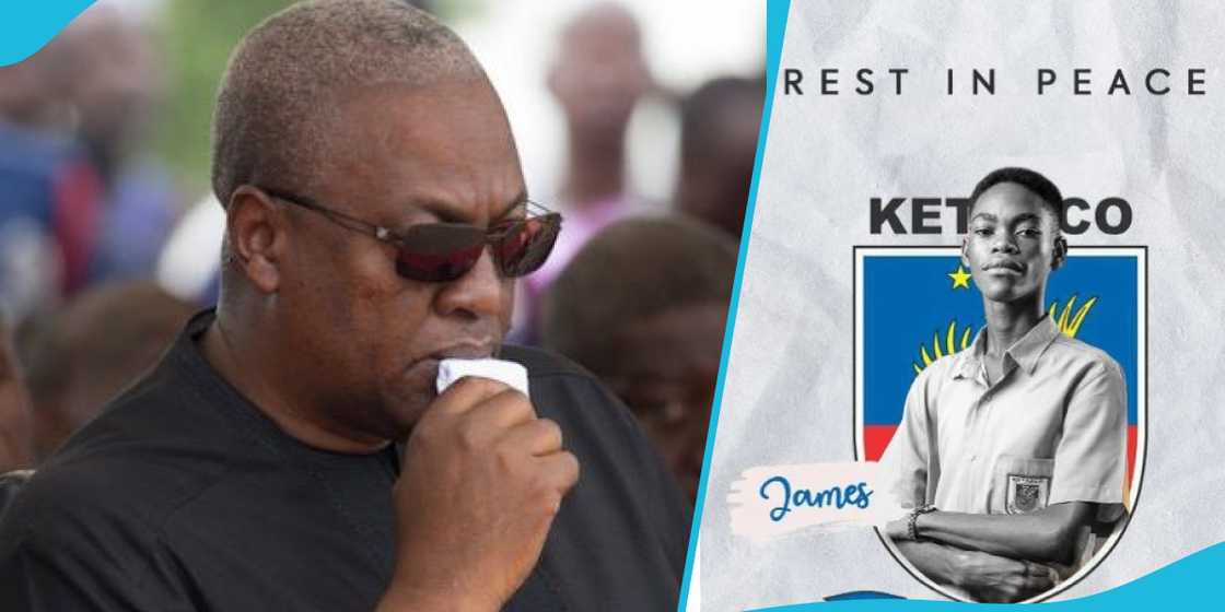 John Mahama has sent a tribute James Lutterodt