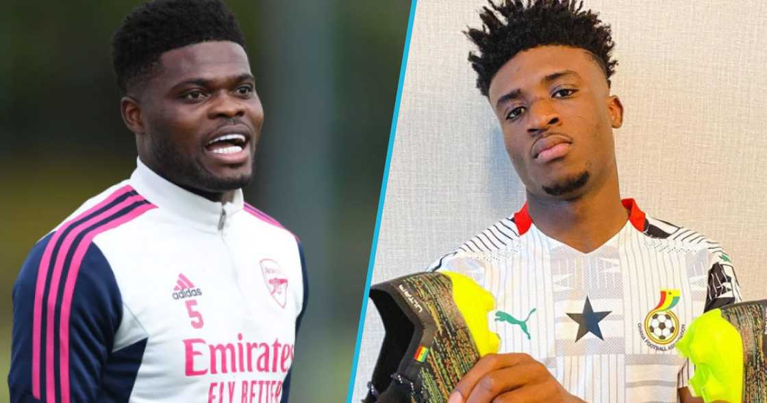Photos of Thomas Partey and Mohammed Kudus. Photos of Thomas Partey and Mohammed Kudus.