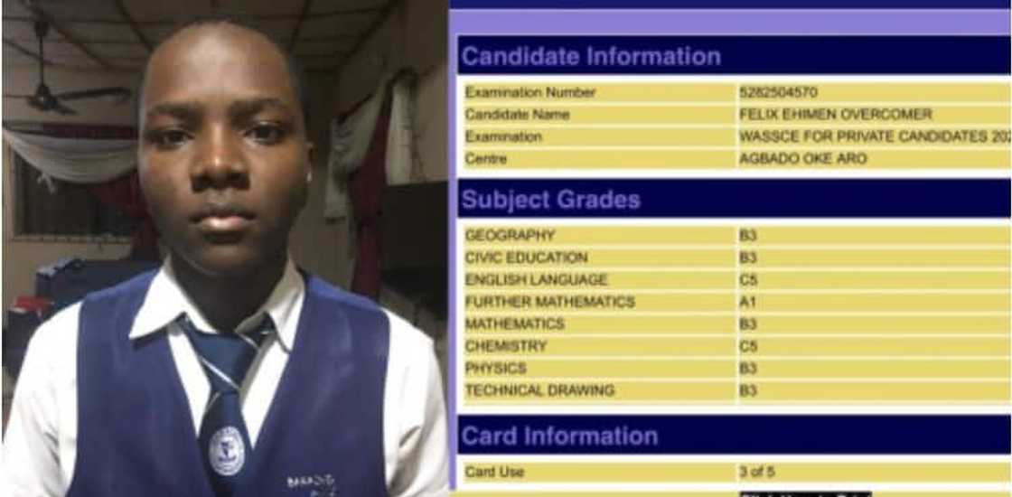 Nigerian boy named Ehimen Felix scores 300 in JAMB-UTME. Nigerian boy named Ehimen Felix scores 300 in JAMB-UTME.