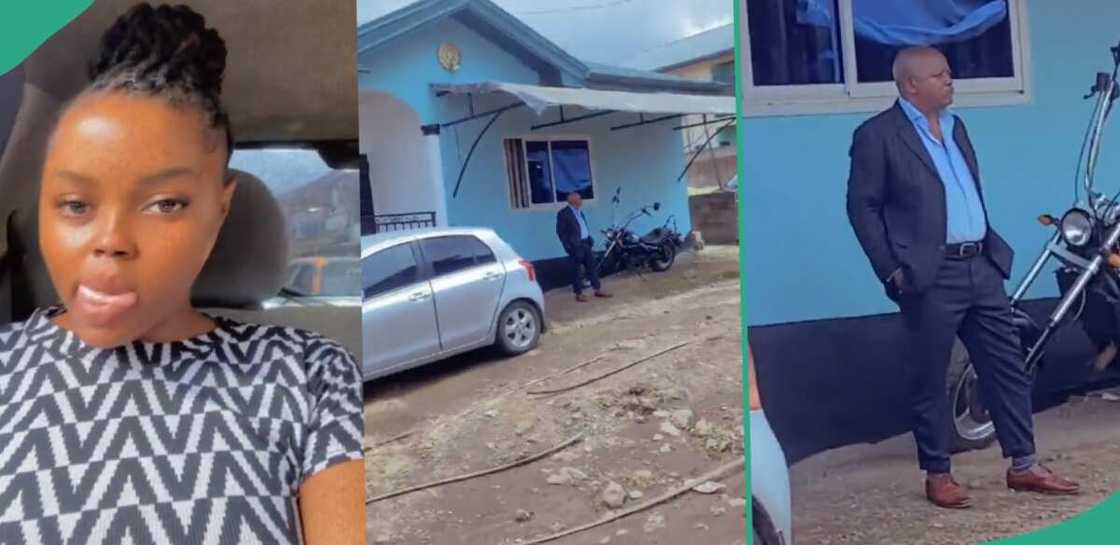 Lady shares video of her dad eating outside during church service Lady shares video of her dad eating outside during church service