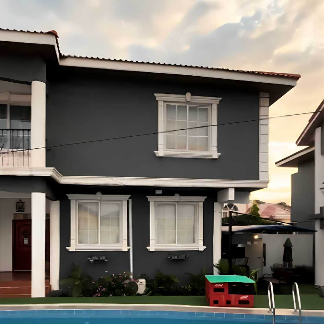 Ghana, Mansion, Inheritance, Siblings, Father, Flaunts