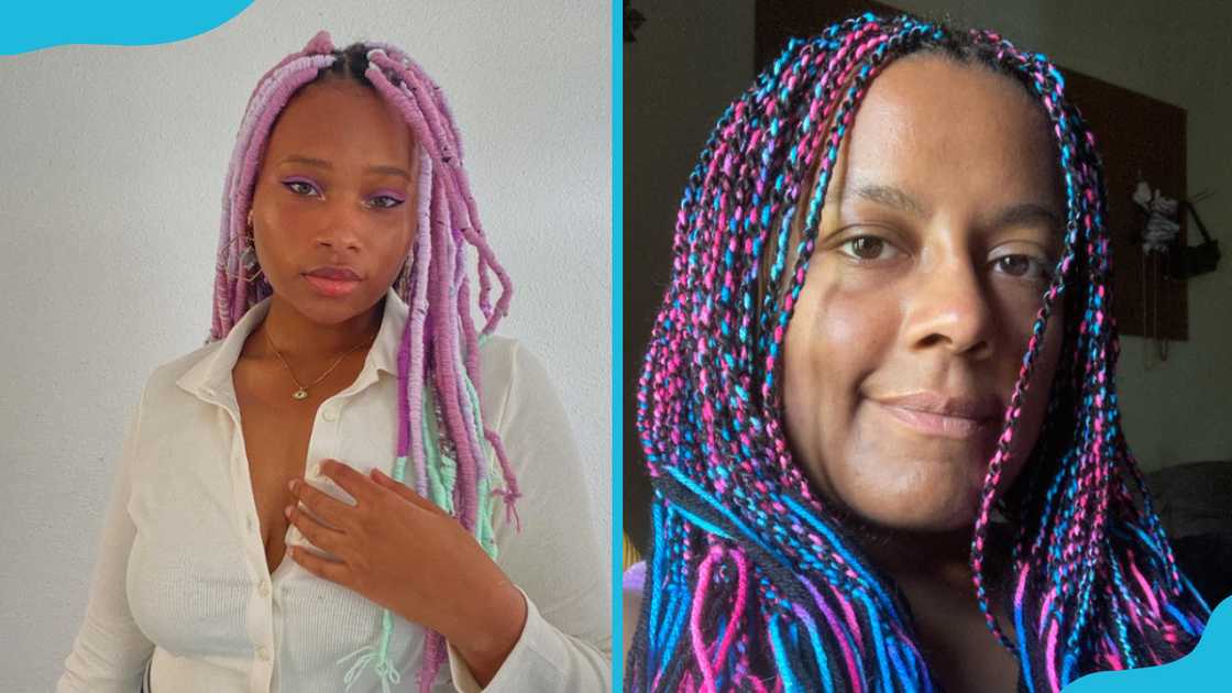 Yarn braids Yarn braids