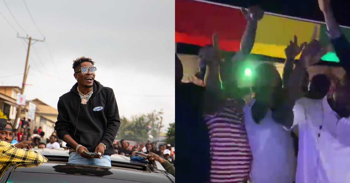 Shatta Wale happy Shatta Wale happy