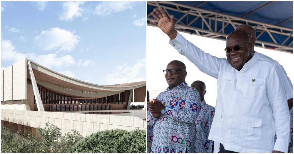 President Akufo-Addo says Sanballat and Tobias are blocking his cathedral project. President Akufo-Addo says Sanballat and Tobias are blocking his cathedral project.