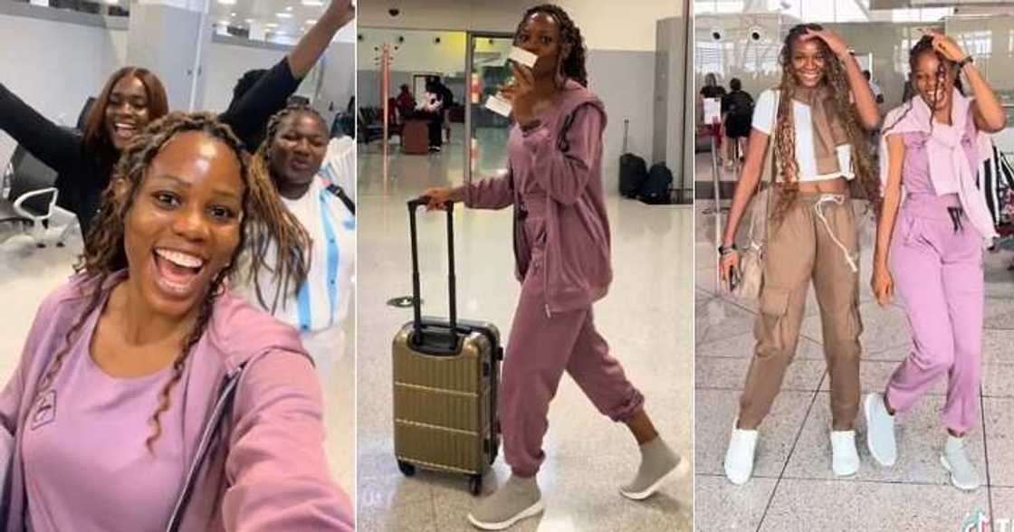 Lady flies to Europe without paying