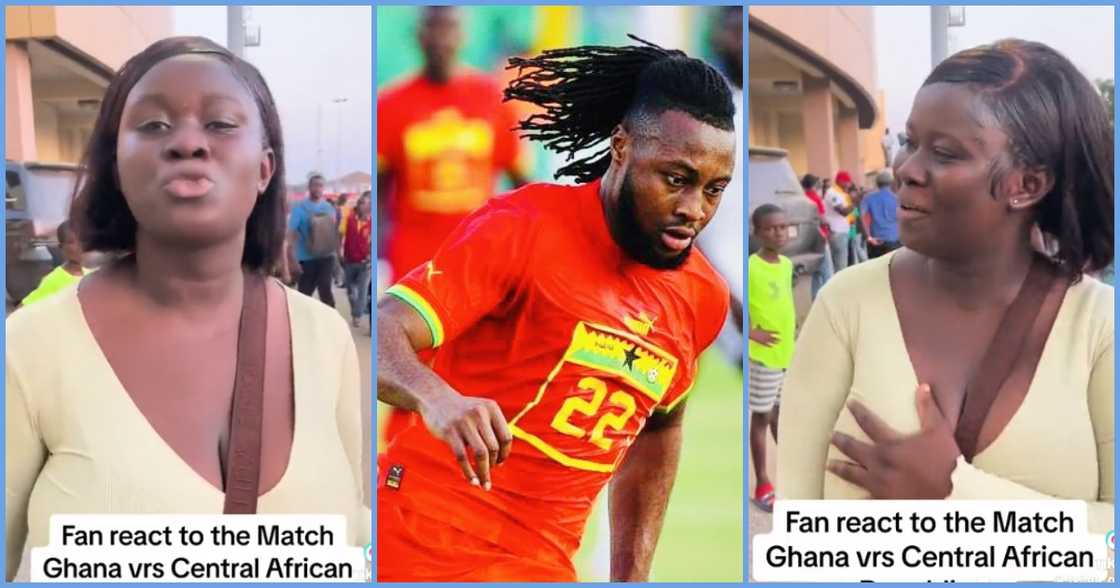 Photo of Ghanaian lady and Semenyo Photo of Ghanaian lady and Semenyo