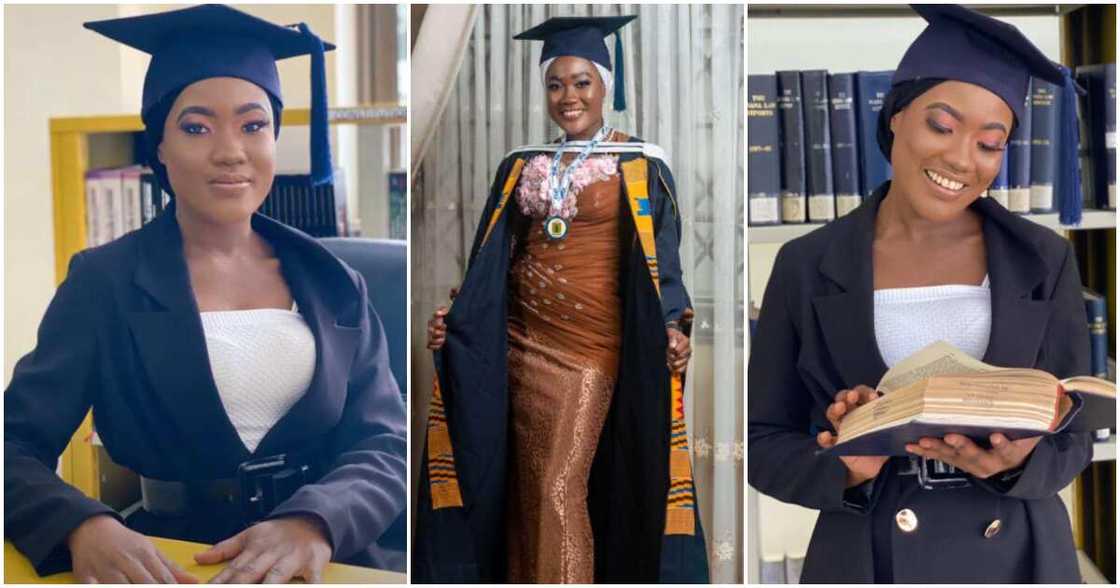 Ghanaian lady makes history at UPSA Law School. Ghanaian lady makes history at UPSA Law School.