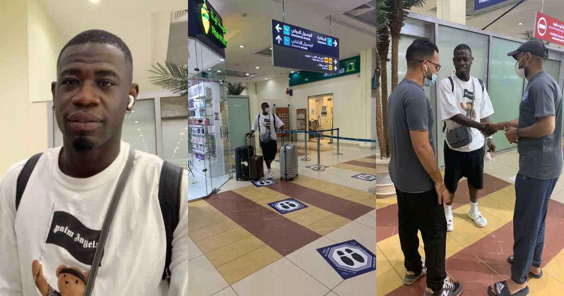 Afriyie Acquah lands in Saudi Arabia to begin Al Batin career; photos drop Afriyie Acquah lands in Saudi Arabia to begin Al Batin career; photos drop