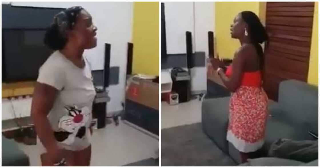 Wife invites husband’s side chic over to the house and beats her up (video)