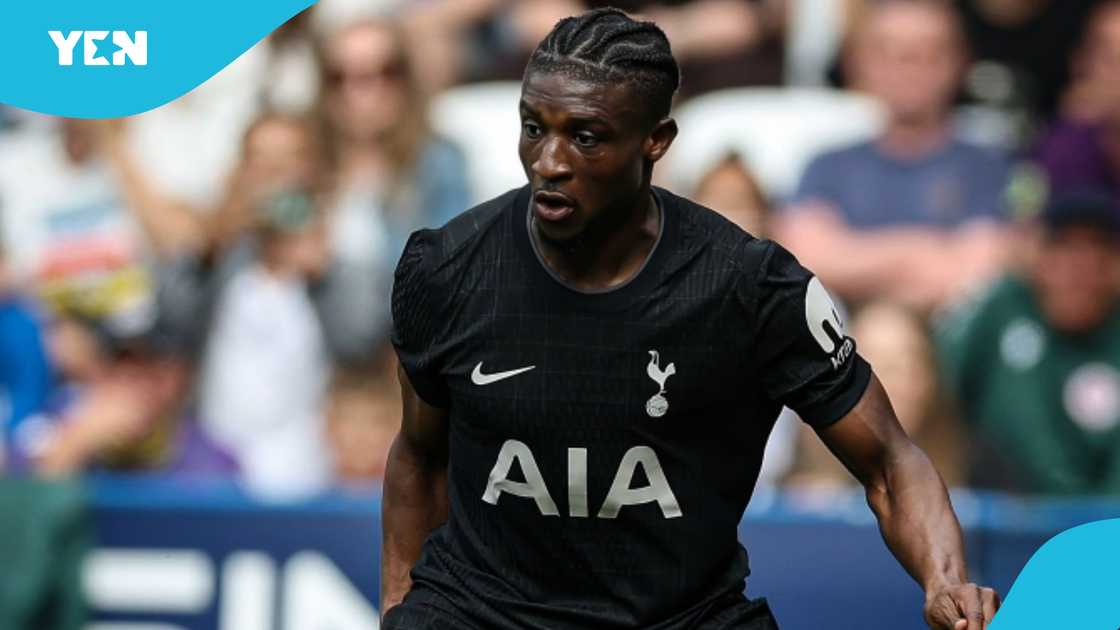 Mohammed Kudus, Tottenham Hotspur, Reading. Mohammed Kudus, Tottenham Hotspur, Reading.