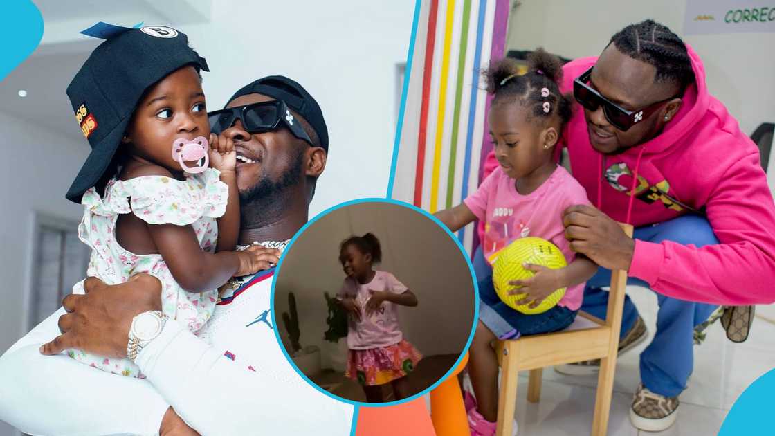 Medikal, Island Frimpong, Medikal's daughter, Fella Makafui's daughter, Shoulder song, Medikal shoulder, Medikal and Fella's divorce Medikal, Island Frimpong, Medikal's daughter, Fella Makafui's daughter, Shoulder song, Medikal shoulder, Medikal and Fella's divorce