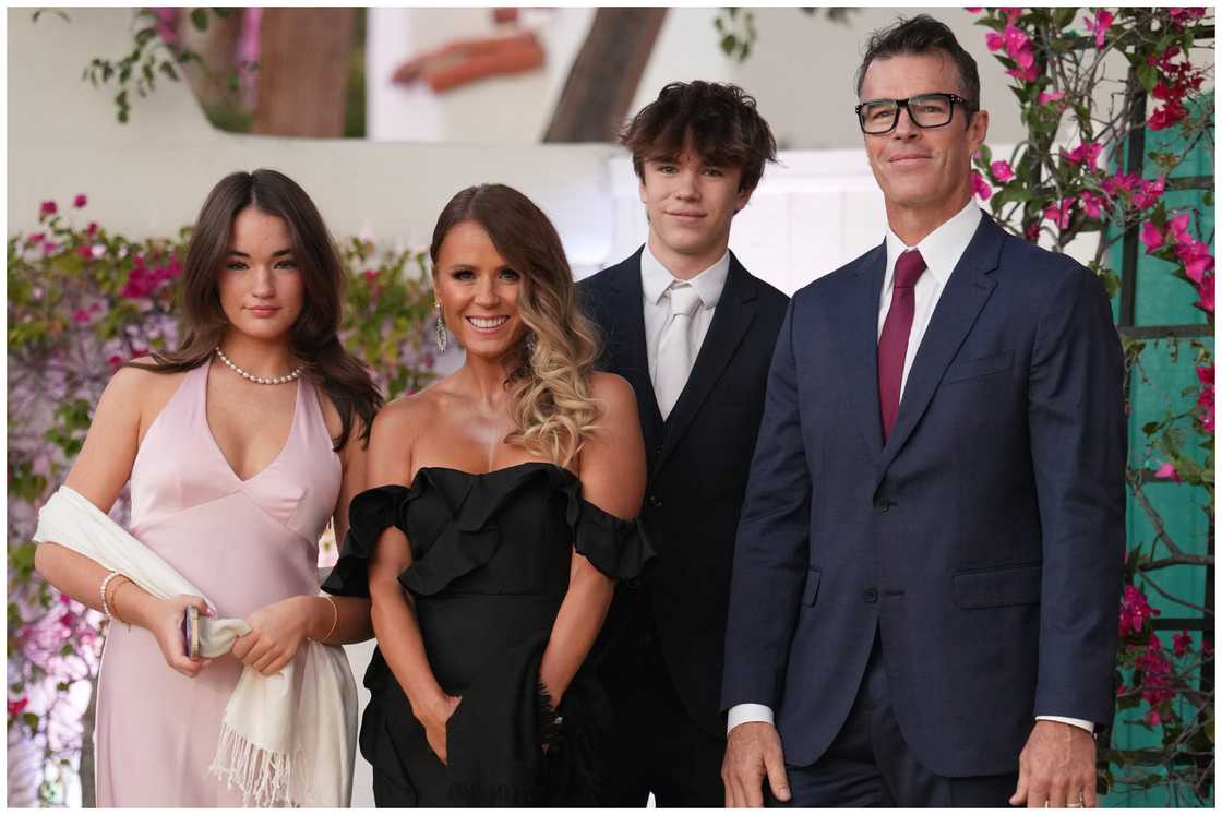 Ryan and his family attend Gerry Turner and Theresa Nist's wedding