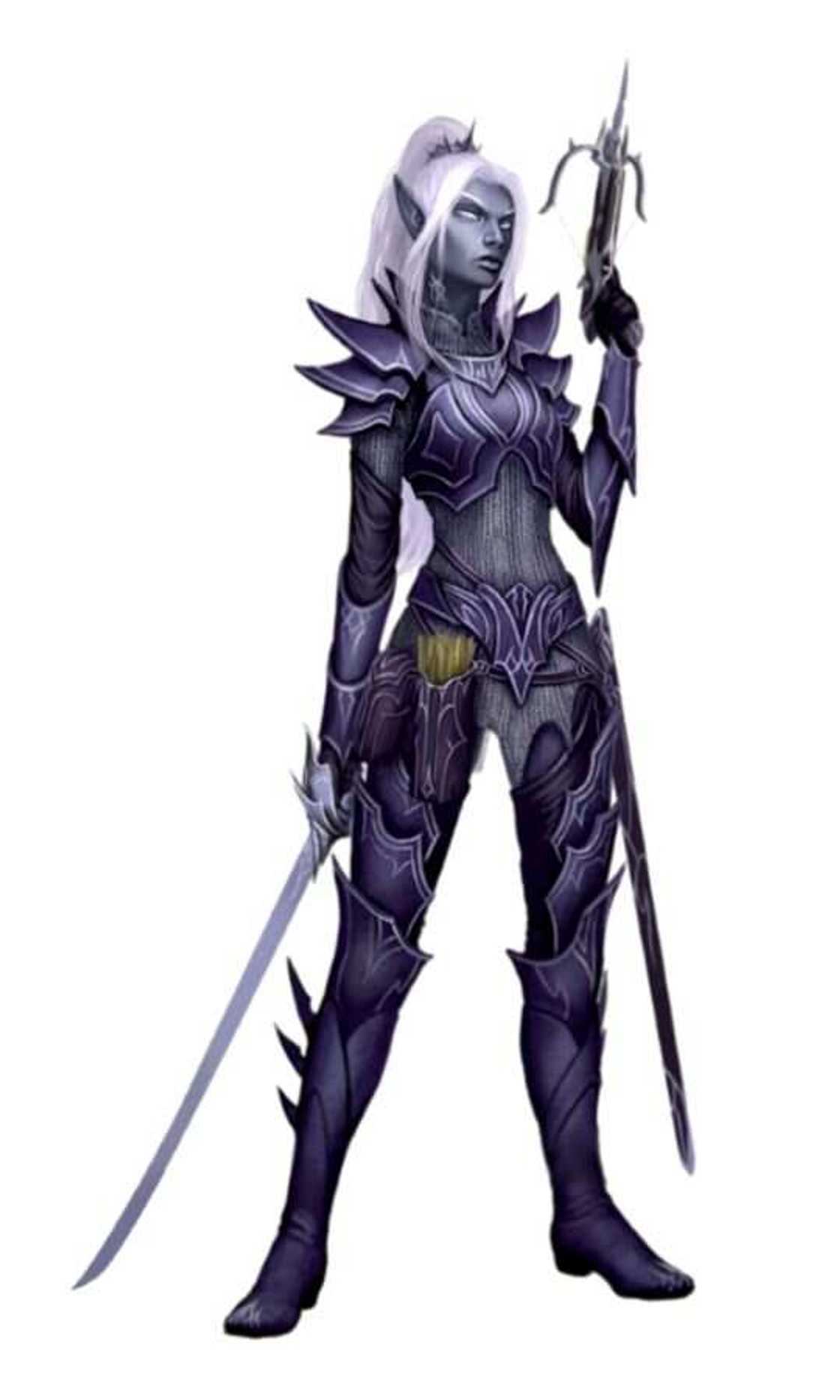 Drow names for the dark elves in Dungeons & Dragons