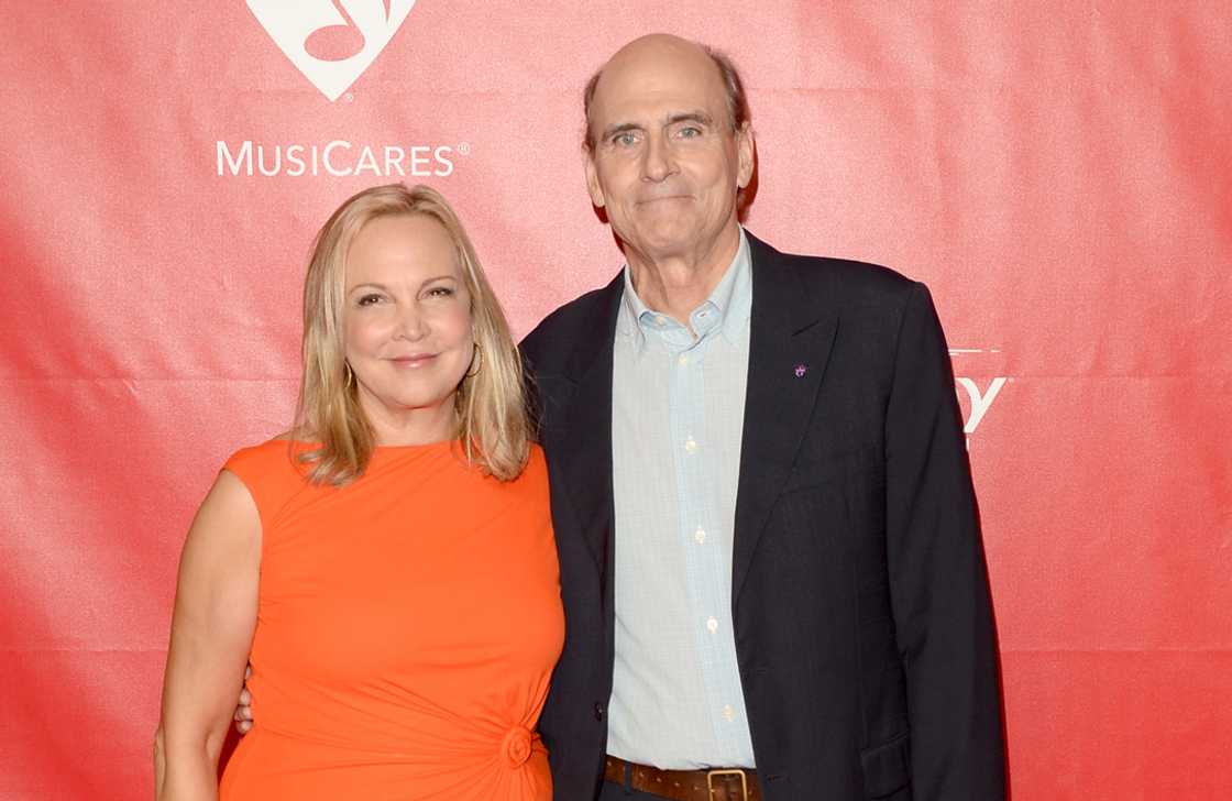 James and Kim Taylor attend The MusiCares Person of the Year Gala Honouring Carole King at the Los Angeles Convention Centre in Los Angeles James and Kim Taylor attend The MusiCares Person of the Year Gala Honouring Carole King at the Los Angeles Convention Centre in Los Angeles