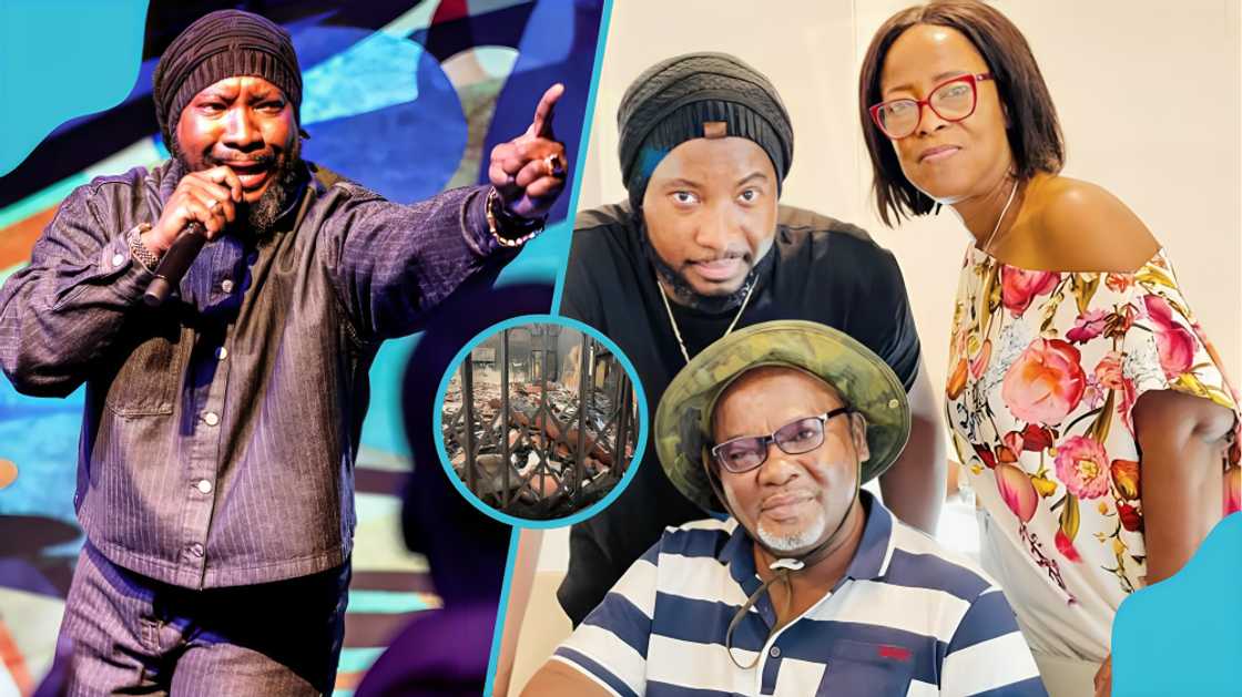 Fire destroys international gospel artiste Sonnie Badu’s parents’ home, fire outbreak, people, education, gospel artist