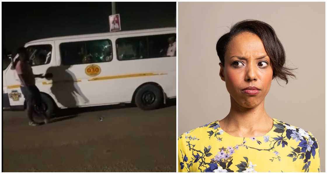 Trotro driver in Kumasi causes stir as he insist no politics be discussed in his car Trotro driver in Kumasi causes stir as he insist no politics be discussed in his car