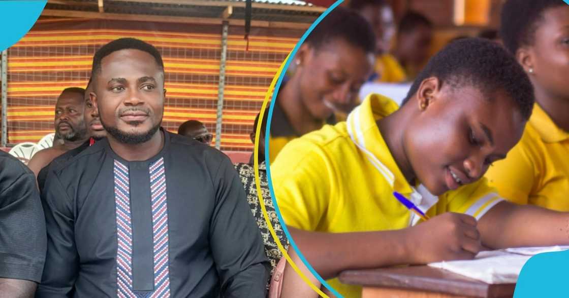 Onyina-Acheampong, MP, BECE news, BECE candidates, unpaid school fees, exam paper, headmaster, BECE centre. Onyina-Acheampong, MP, BECE news, BECE candidates, unpaid school fees, exam paper, headmaster, BECE centre.