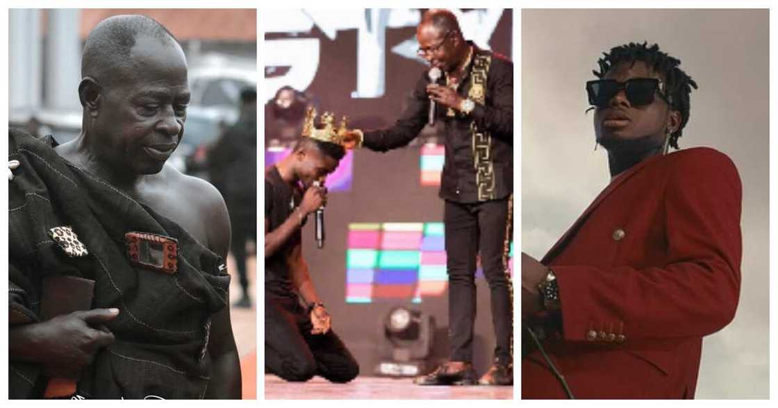 Amakye Dede says he was forced to crown Kuami Eugene as the next king of highlife