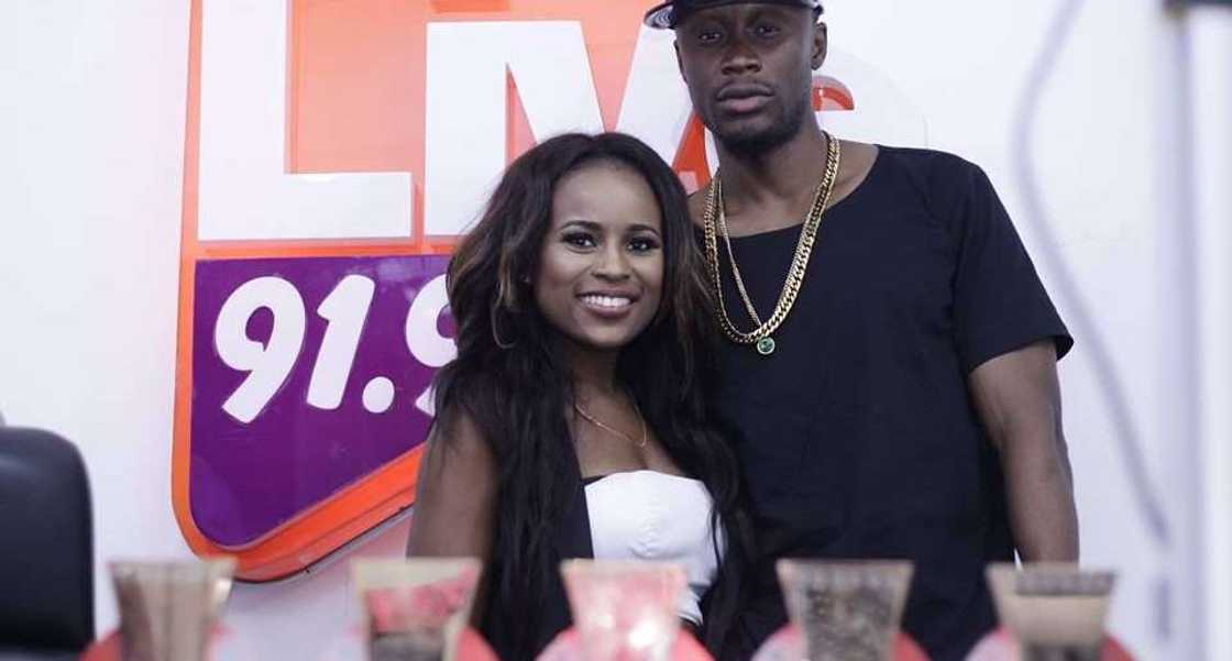 Berla Mundi and E.L in good times. Photo credit: Livefm Berla Mundi and E.L in good times. Photo credit: Livefm