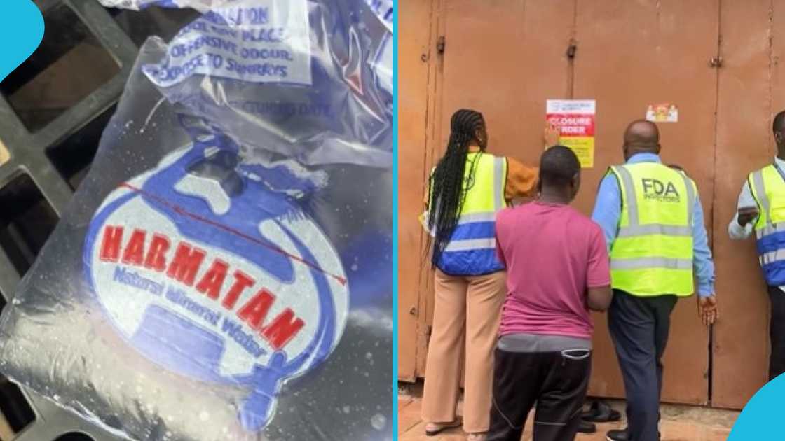 The FDA shut down two unlicensed sachet water production facilities The FDA shut down two unlicensed sachet water production facilities