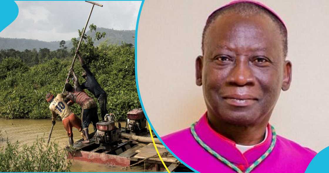 Catholic church, Galamsey, Catholic Bishops Conference, Illegal Mining, Donation, Most Reverend Matthew Kwasi Gyamfi Catholic church, Galamsey, Catholic Bishops Conference, Illegal Mining, Donation, Most Reverend Matthew Kwasi Gyamfi